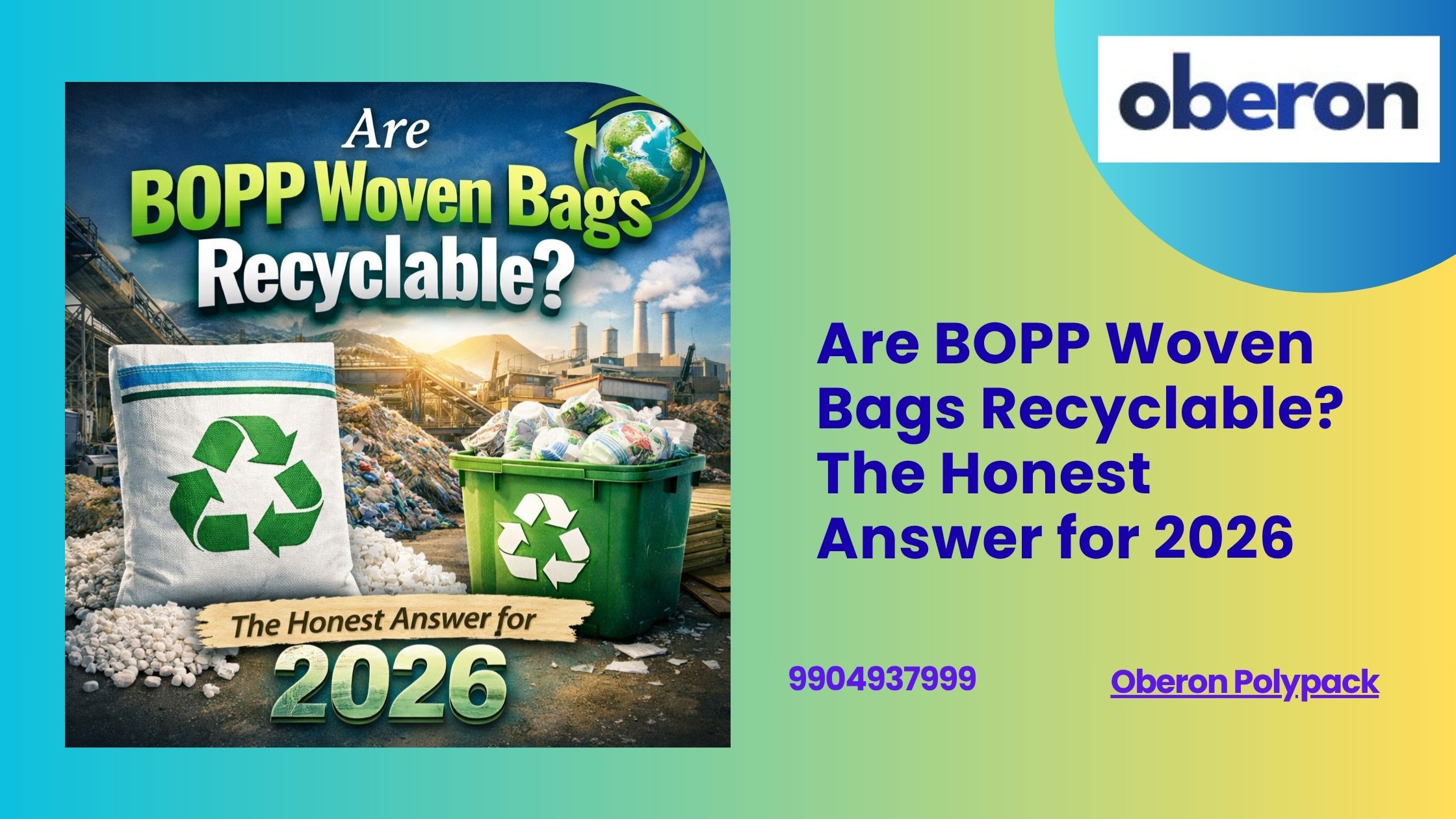 Are BOPP Woven Bags Recyclable? The Honest Answer for 2026